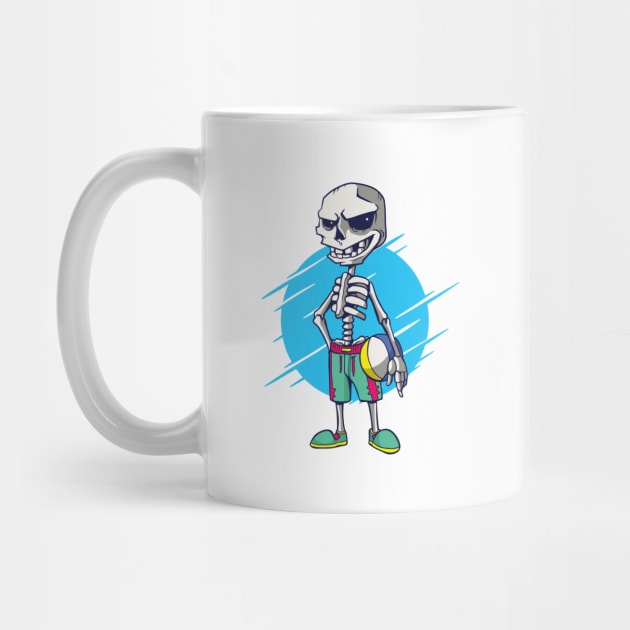 Skeleton | Beach Volleyball by LR_Collections